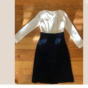 J Crew blue and white dress, size 00